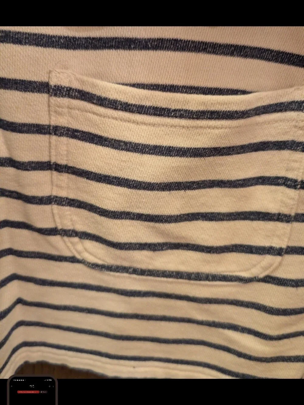 French Connection  Knit Sleeveless Mini Dress Ivory W/Black Stripe Sz-2 #53372